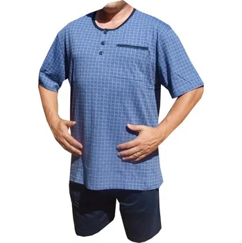 Pánské pyžamo xcena Pyžama bavlněné s krátkou nohavicí Velikost: XXL