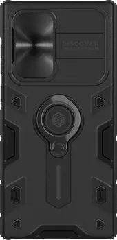 Pouzdro na mobilní telefon Nillkin CamShield Armor pro Samsung Galaxy S22 Ultra černé