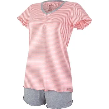 Souprava dámského spodního prádla BARIDI wear Souprava dámská Outlast® - pruh broskvový/šedý melír Velikost oblečení: M