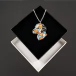 AMADEA Dřevěný přívěsek na krk pes, 4x3 cm, český výrobek