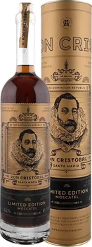 Rum Ron Cristóbal Santa Maria Moscatel 44 % 0,7 l tuba