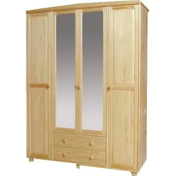 Komoda Skříň z masivu se dvěma šuplíky DEJA2 Barevné provedení: Olše světlá