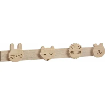 Věšák Atmosphera for kids Zvířecí dětský věšák, 55 cm, zvířecí motiv
