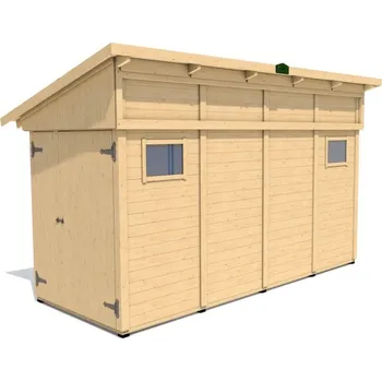 Zahradní domek Panelový domek na nářadí P4417C 19 mm 433X168 (Panelový domek na nářadí)