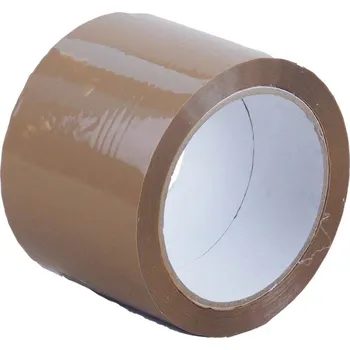 Lepicí páska Lepicí páska PP, solvent, šíře 75 mm, návin 60 m, hnědá