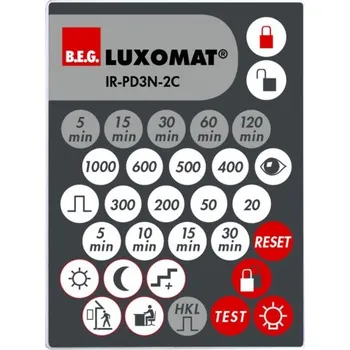 Pohybové čidlo B.E.G. Dálkový ovladač IR-PD3N-2C LUXOMAT 92115