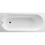 Villeroy & Boch Oberon - Vana Solo 180x80x47 cm, Quaryl, bílá UBQ180OBE2V-01
