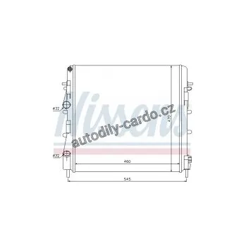 Chladič motoru Chladič motoru NISSENS 63763