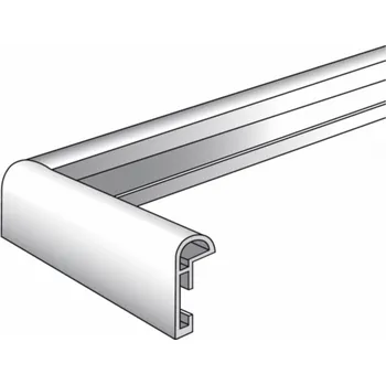 Zábradlí Walther Galeria 40x40 plast bila KW440H