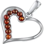 Stříbrný přívěsek srdce Ester AAJ726PEN1CG