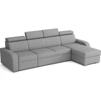 Obývací stěna FALCO Sedací souprava Norway UNI 1-2F-OTO světle šedá