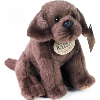 plyšák Plyšový pejsek Labrador sedící hnědý 20 cm (plyšák pes)