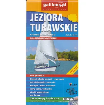 Plan mapa Jeziora Turawskie 1:40 t.