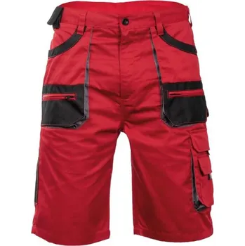 Pánské oblečení CERVA F&F CARL montérkové kraťasy Barva: červená, Velikost: 64 5535_CER9