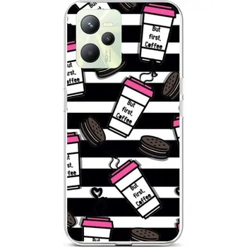 Pouzdro na mobilní telefon Kryt Realme C35 Kafíčka (obal neboli pouzdro na Realme C35)