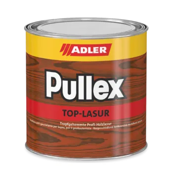 Lak na dřevo Adler PULLEX TOP-LASUR (Univerzální ochranná lazura) bezbarvá - farblos Velikost balení: 0,75 l + dárek k objednávce nad 1000Kč