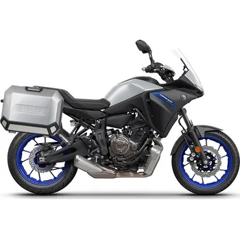 Zavazadlo na motocykl Kompletní sada bočních hliníkových kufrů SHAD TERRA 47L/47L, včetně montážní sady SHAD YAMAHA MT-07 Tracer / Tracer 700