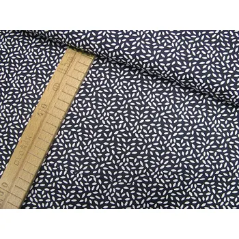 RÝŽE - 5 barev - ŠÍŘE 160CM/1BM Látky: 1. Tmavě modrá