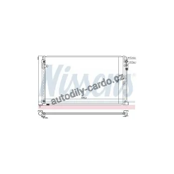 Chladič motoru Chladič klimatizace NISSENS 941083