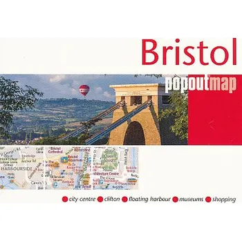 Berlitz plán Bristol pop out map