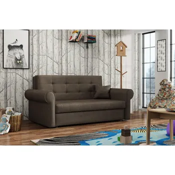 Obývací stěna FALCO Pohovka Vivian Silver III Paros hnědá