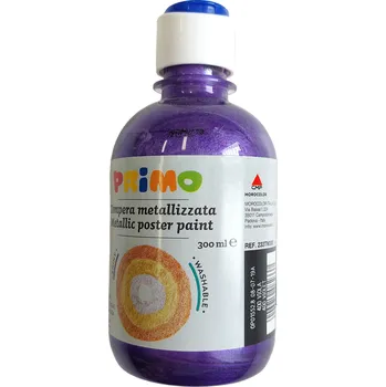 Vodová barva Temprová barva metalická PRIMO 300ml - fialová 400