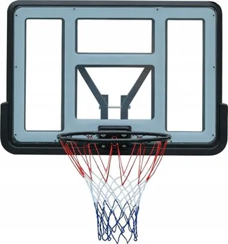 Basketbalový koš Spartan Sport Transparent 110 x 75 cm černý