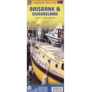 ITMB Publishing plán Brisbane a Queensland 1:10 t.-1:3,6 mil. ITM
