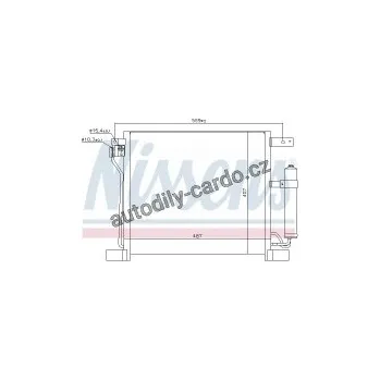 Chladič motoru Chladič klimatizace NISSENS 940384