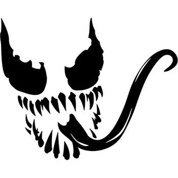 Samolepicí dekorace na vozidlo Samolepka Venom na auto a motorku, tuning nálepka (5568)