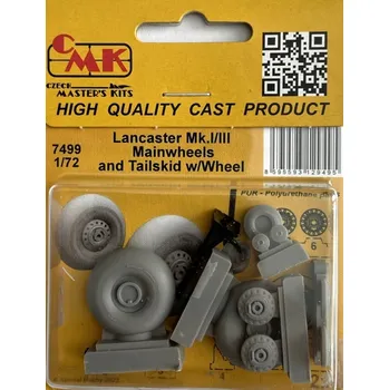 Plastikový model 1/72 Lancaster Mk.I/III Mainwheels&Tailskid wheel