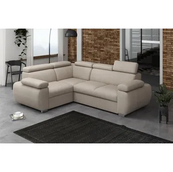 Obývací stěna FALCO Sedací souprava Bodie L - bílá káva