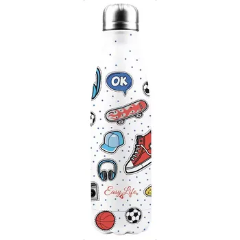 Termohrnek Easy Life, Itálie Easy Life - Cestovní lahev Teenager v dárkové krabičce - 500 ml