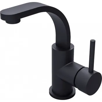 Vodovodní baterie Stojánková umyvadlová baterie DECCO II, černá barva (výška 197 mm) BABUDIICZ
