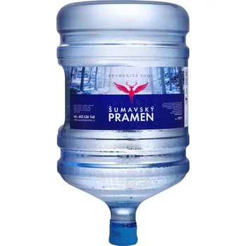 Voda Recenze Šumavský pramen Pramenitá voda barel 18,9 l