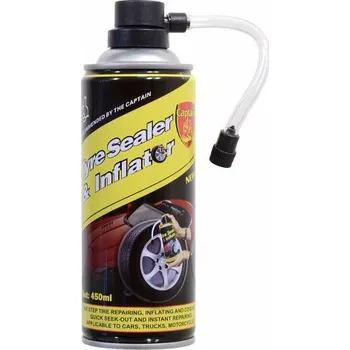 Sada na opravu pneumatiky Sprej na lepení pneu 450ml CAPTAIN