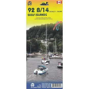 ITMB Publishing mapa Gulf Islands/Nanaimo 1:50 t. (Vancouver) +