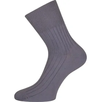 Pánské ponožky Zdravotní bavlněné ponožky TREPON RONS tm. šedé velikosti ponožek: 30-31 ( EUR vel. 45-47)