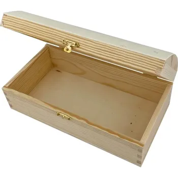 Dárková krabička EFCO Dřevěná truhlička 24,7x12,6x9,1cm