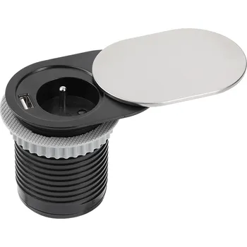 Elektrická zásuvka GTV POLAND Sp. z o.o. Sp.k Zásuvka stolní vestavěná SLIDE GTV BPW1U1UCH-51