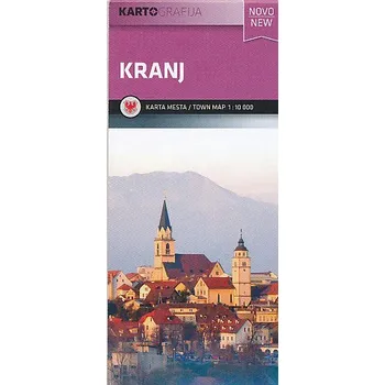 Geodezia Slovenia vydavatelství plán Kranj 1:10 t.