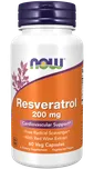 Now Foods Resveratrol 200 mg 60 cps.