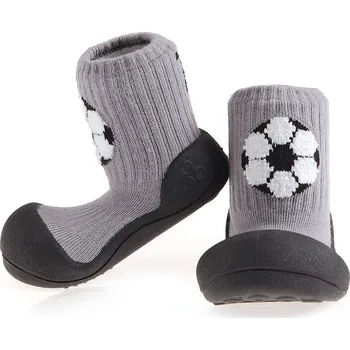 Capáčky Attipas Šedé první botičky - fotbal A20SP Velikost: 19