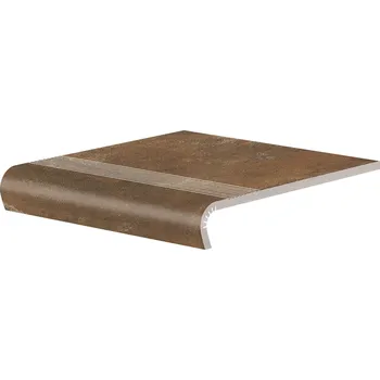 V-shape Piatto red - schodovka s nosem 30x32 hnědá hladká 152319
