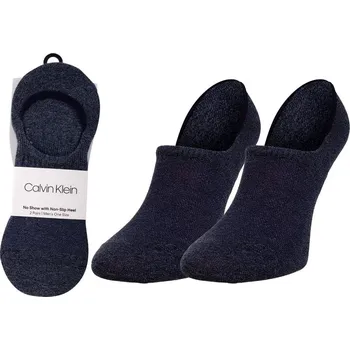 Pánské ponožky CALVIN KLEIN PÁNSKÉ PONOŽKY 2 PÁRY DARK BLUE 100001919 004 Velikost: 40-46