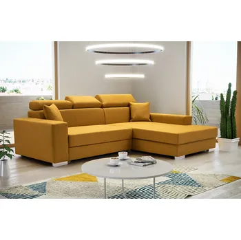 Obývací stěna FALCO Sedací souprava Mexicana Lux P - žlutá