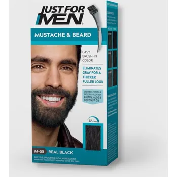 Péče o vousy Tónovací gel na vousy JUST for MEN černý