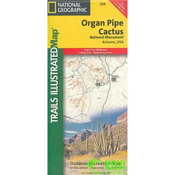 National Geographic Maps mapa Organ Pipe Cactus (Arizona) 1:50 t. voděodolná