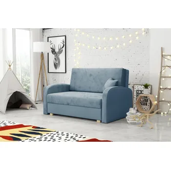 Obývací stěna FALCO Rozkládací křeslo Vivian Soft II - modrá