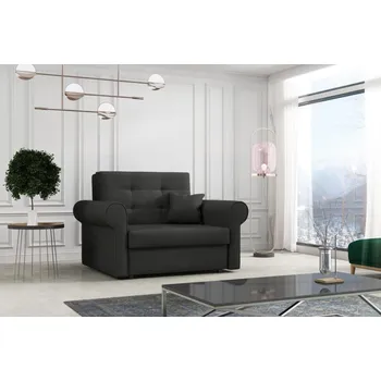 Obývací stěna FALCO Rozkládací křeslo Vivian Silver I černá